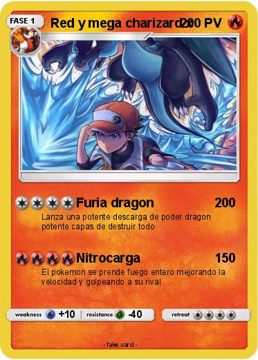 Pokemon Red y mega charizard x