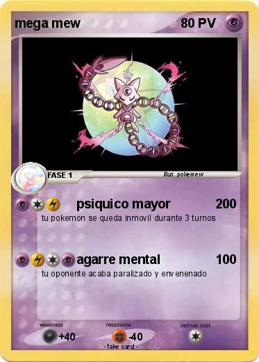 Pokemon mega mew Pokemon mega mew