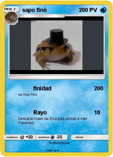Pokemon sapo finó
