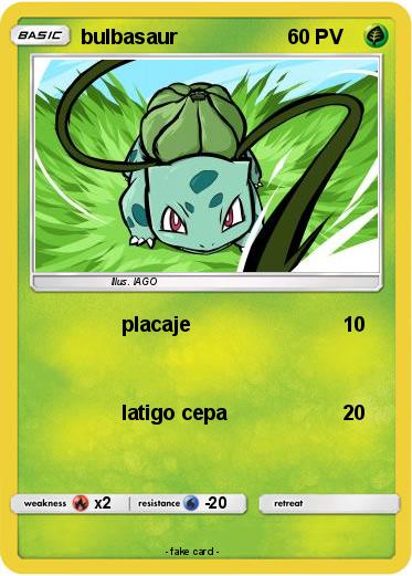 Pokemon bulbasaur