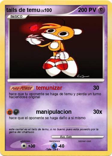 Pokemon tails de temu
