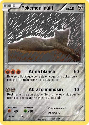 Pokemon Pokemon inútil