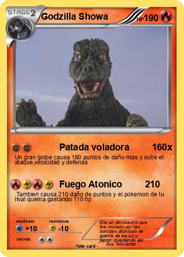 Pokemon Godzilla Showa