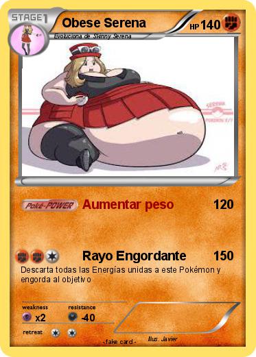 Pokemon Obese Serena