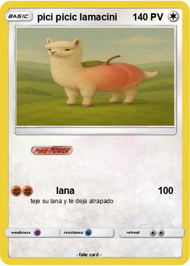 Pokemon pici picic lamacini