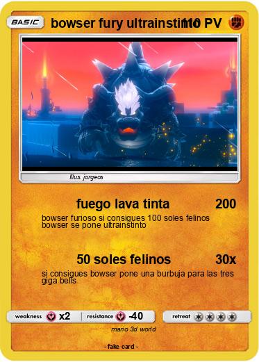 Pokemon bowser fury ultrainstinto