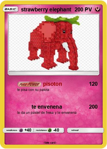 Pokemon strawberry elephant