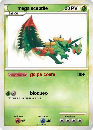 Pokemon mega sceptile