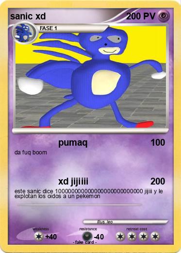 Pokemon sanic xd