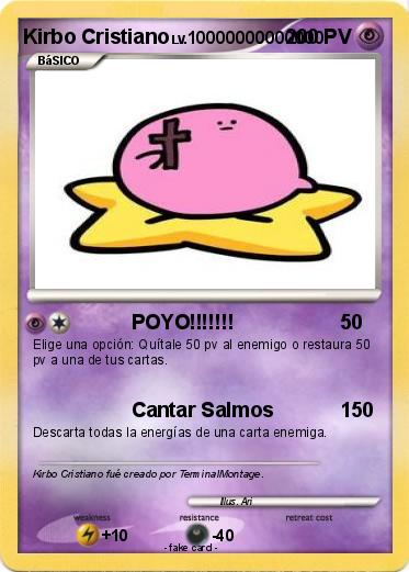 Pokemon Kirbo Cristiano