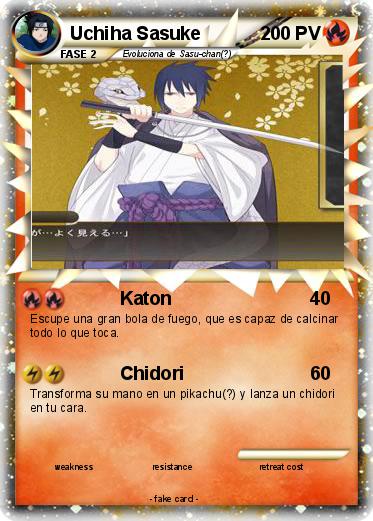 Pokemon Uchiha Sasuke