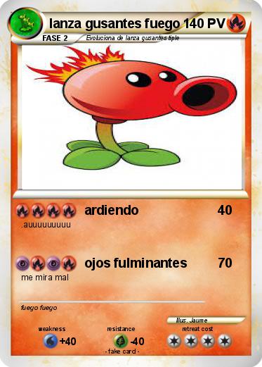 Pokemon lanza gusantes fuego