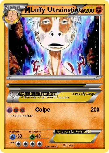 Pokemon Luffy Utrainstinto