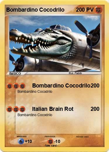 Pokemon Bombardino Cocodrilo