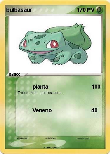 Pokemon bulbasaur
