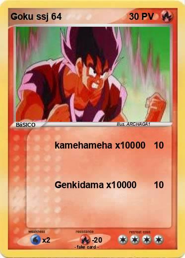 Pokemon Goku ssj 64