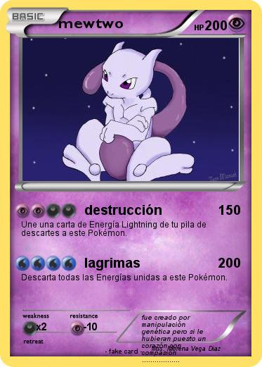 Pokemon mewtwo