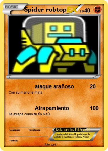 Pokemon Spider robtop