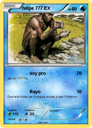 Pokemon felipe 777 EX