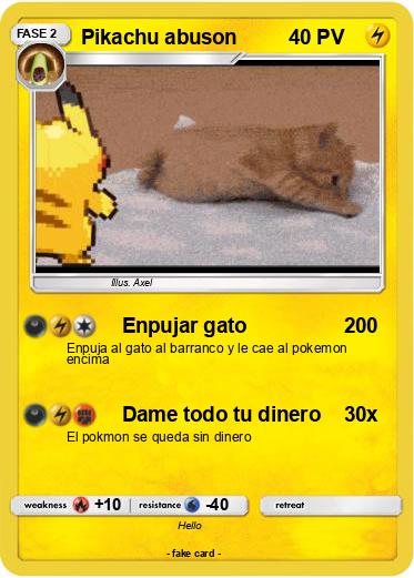 Pokemon Pikachu abuson