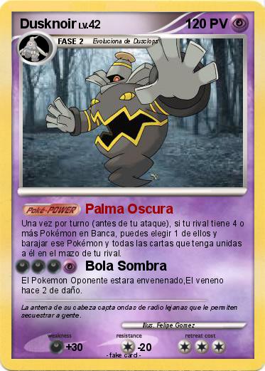 Pokemon Dusknoir