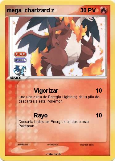 Pokemon mega  charizard z