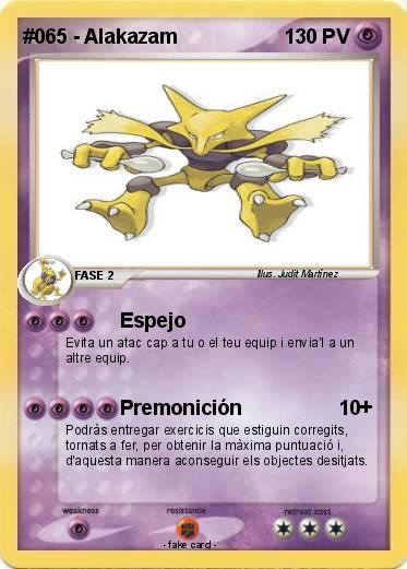 Pokemon #065 - Alakazam
