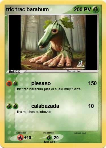 Pokemon tric trac barabum