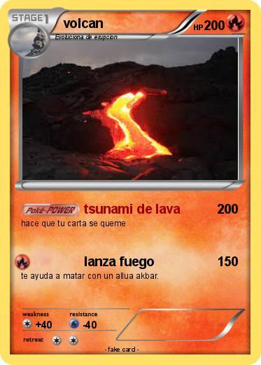 Pokemon volcan