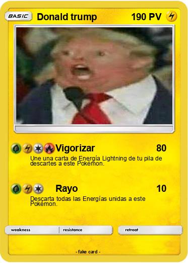 Pokemon Donald trump