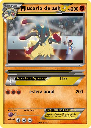 Pokemon lucario de ash