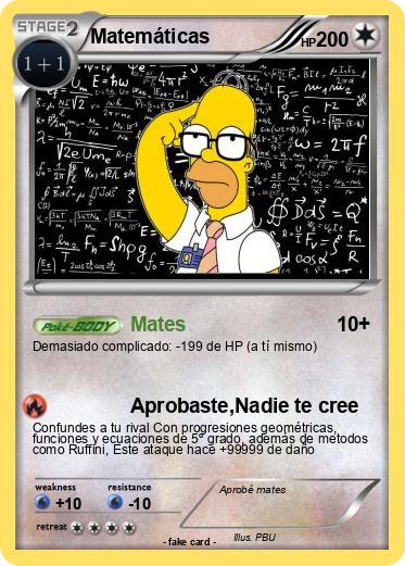 Pokemon Matemáticas