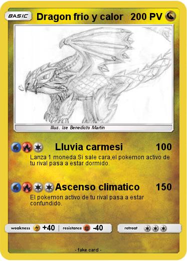 Pokemon Dragon frio y calor