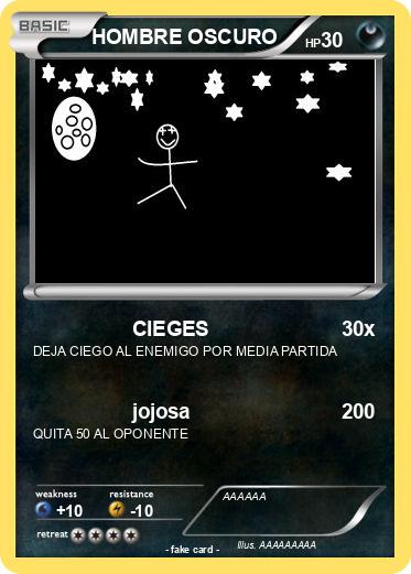 Pokemon HOMBRE OSCURO