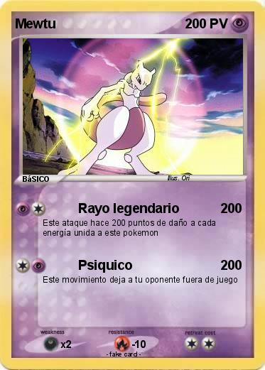 Pokemon Mewtu