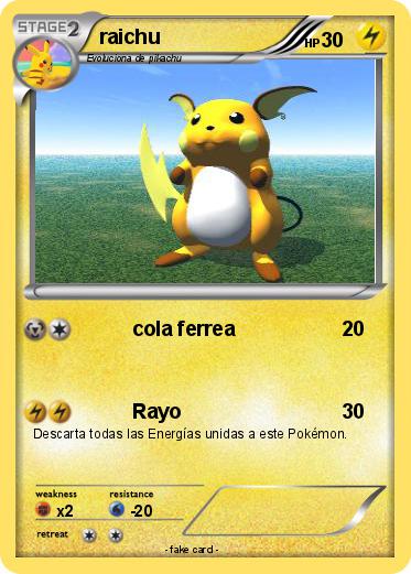 Pokemon raichu