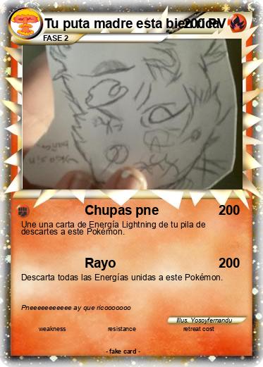 Pokemon Tu puta madre esta bien rica
