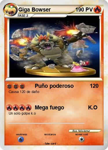Pokemon Giga Bowser