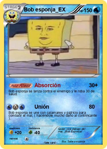 Pokemon Bob esponja_EX