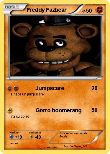 Pokemon Freddy Fazbear