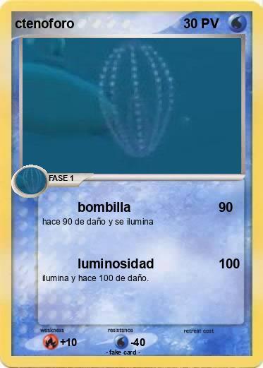 Pokemon ctenoforo