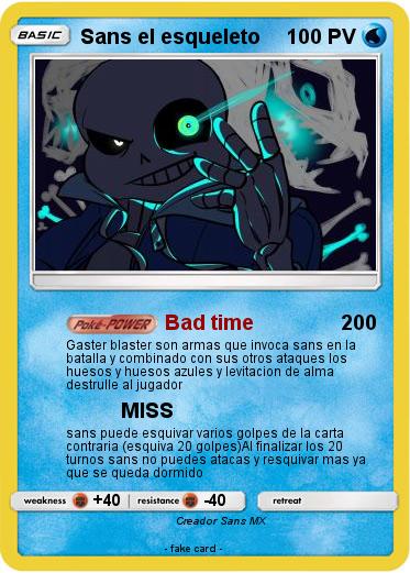 Pokemon Sans el esqueleto