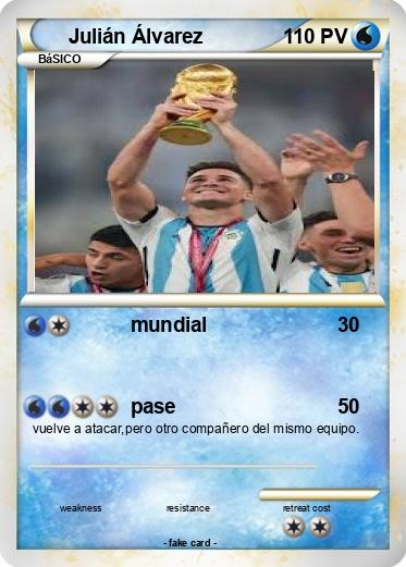 Pokemon Julián Álvarez