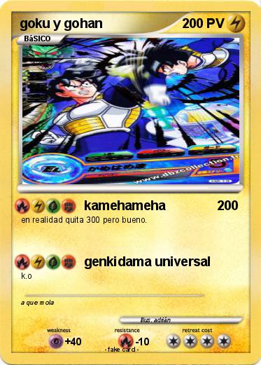 Pokemon goku y gohan
