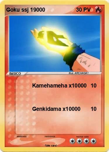 Pokemon Goku ssj 19000