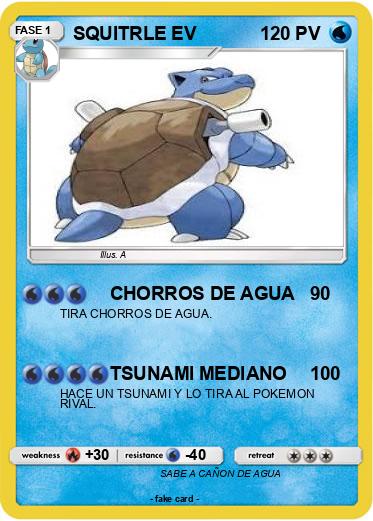 Pokemon SQUITRLE EV