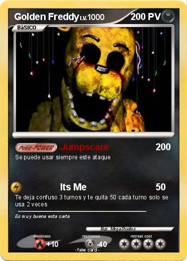 Pokemon Golden Freddy