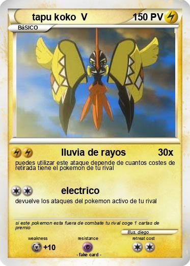 Pokemon tapu koko  V