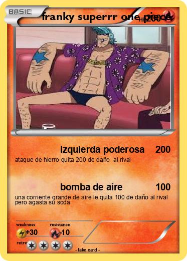 Pokemon franky superrr one piece