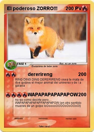Pokemon El poderoso ZORRO!!!
